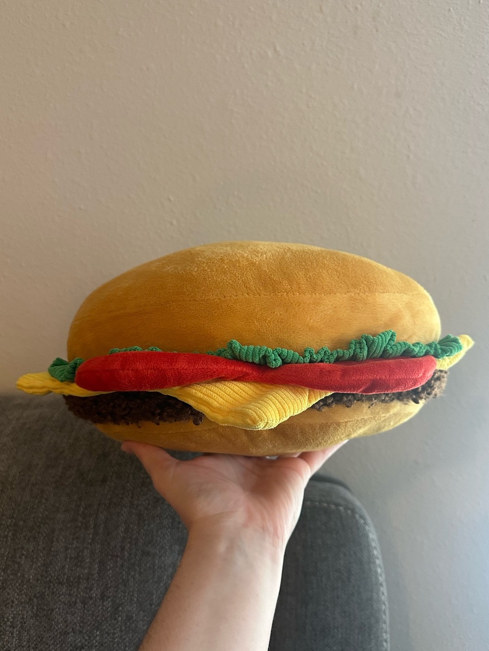 Giant Hamburger Plushy